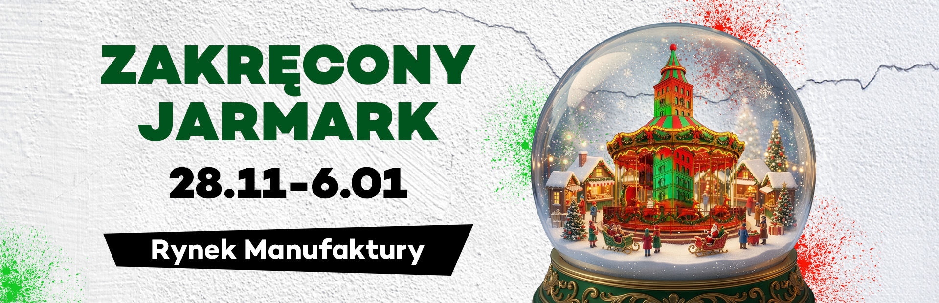 Zakręcony Jarmark Świąteczny w Manufakturze