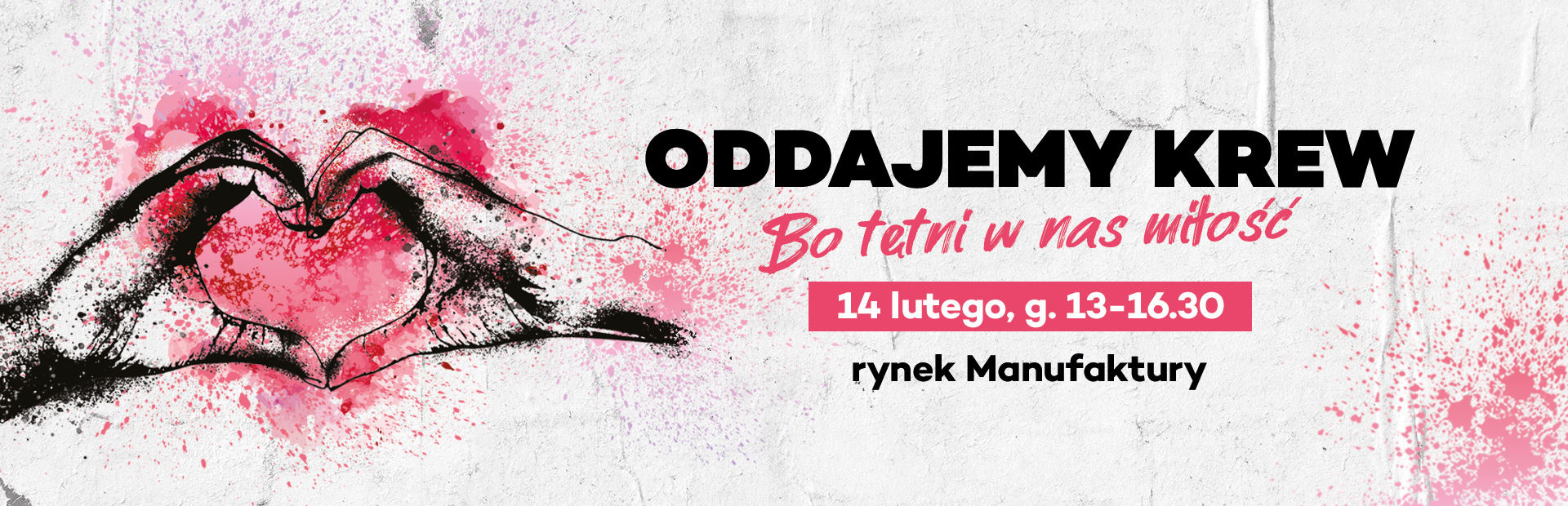 Podziel się krwią na Walentynki