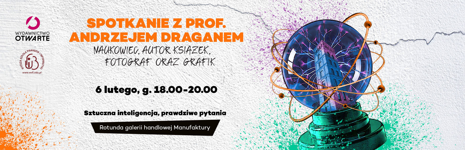 Spotkanie z prof. Andrzejem Draganem w Manufakturze