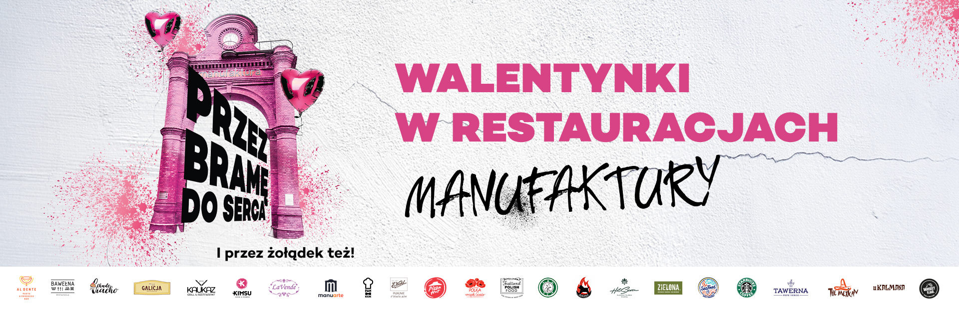 Celebruj Walentynki w Manufakturze – przez żołądek do serca