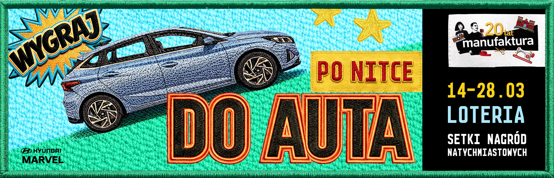 Zrób zakupy w Manufakturze i wygraj Hyundaia i20