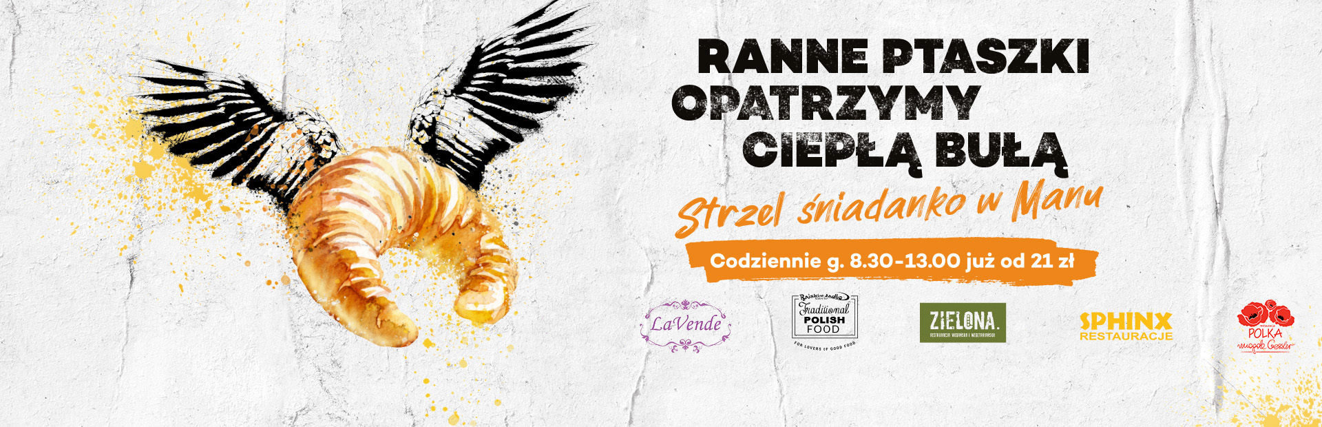 Poranna uczta w Manufakturze