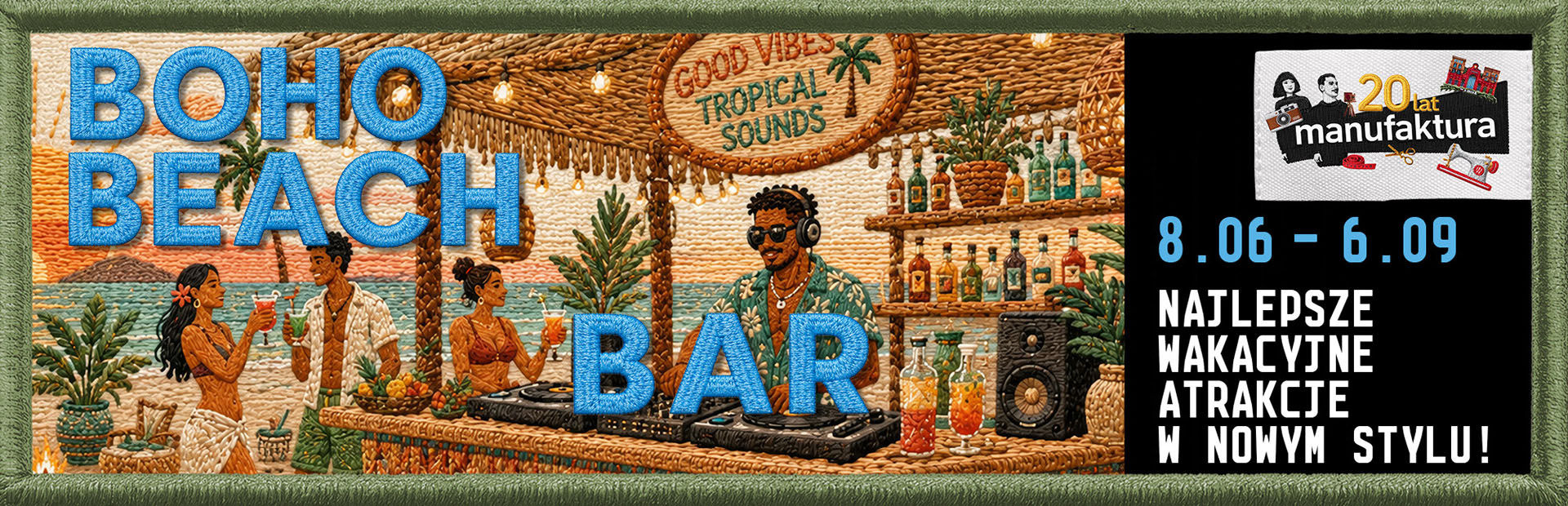 Boho Beach Bar w Manufakturze