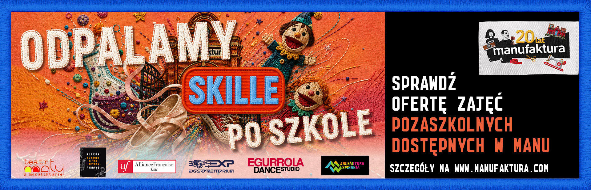 Zajęcia pozaszkolne w Manufakturze.