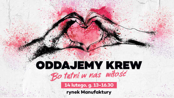 Podziel się krwią na Walentynki