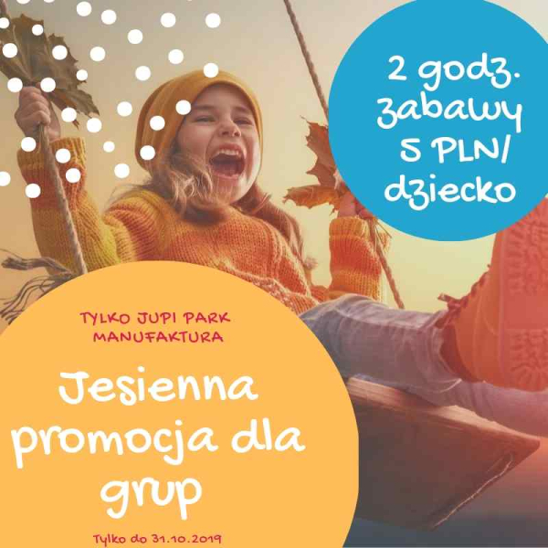 Jesienna promocja dla grup
