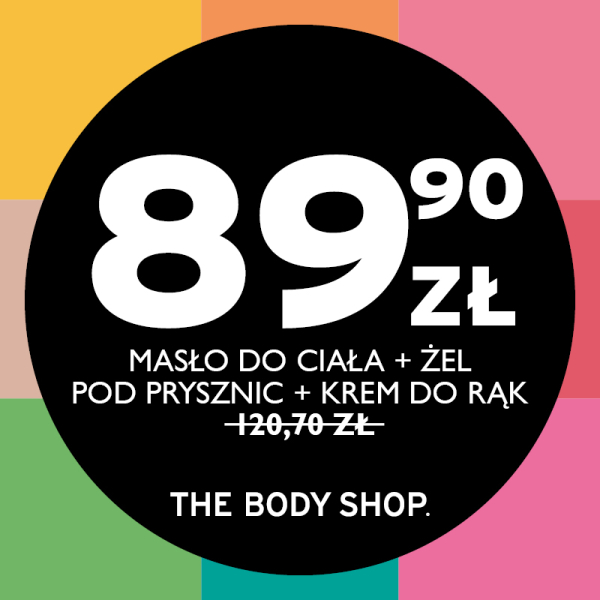 Jesienne Trio w The Body Shop za 89.90 zł.