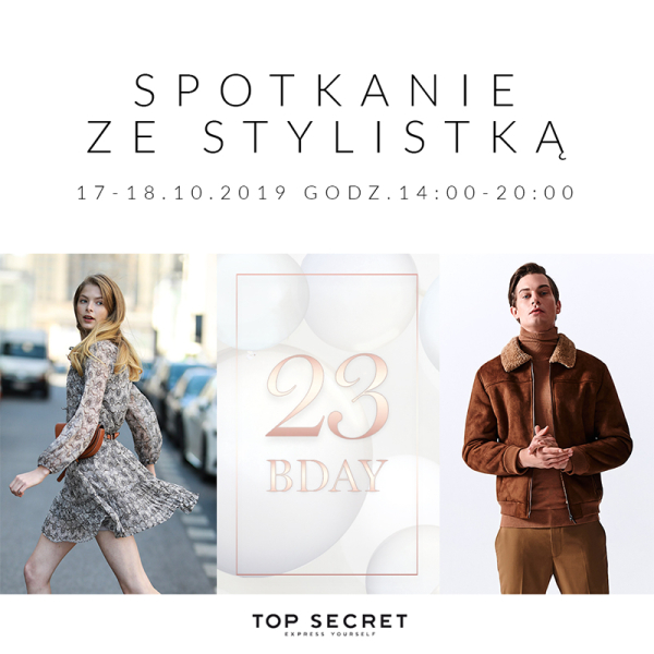 ZAPRASZAMY NA ŚWIĘTOWANIE  23 URODZINY TOP SECRET