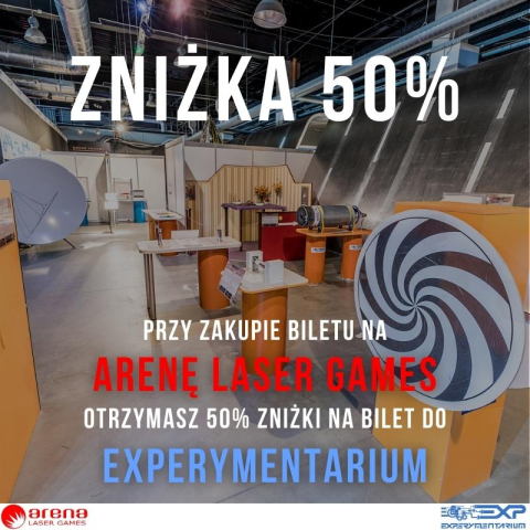 Wejście do Experymentarium za pół ceny!