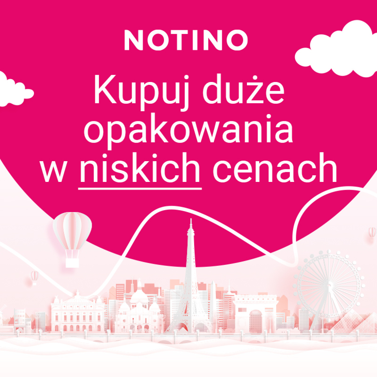 Kupuj duże opakowania w niskich cenach