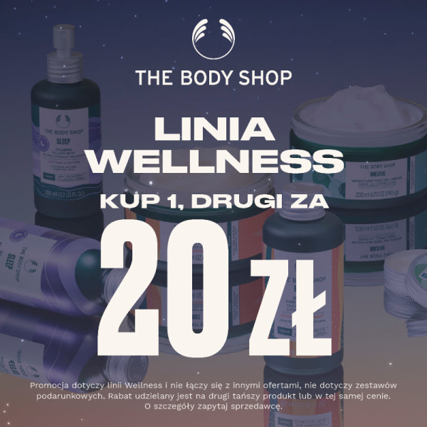 LINIA WELLNESS KUP 1, DRUGI ZA 20 ZŁ.