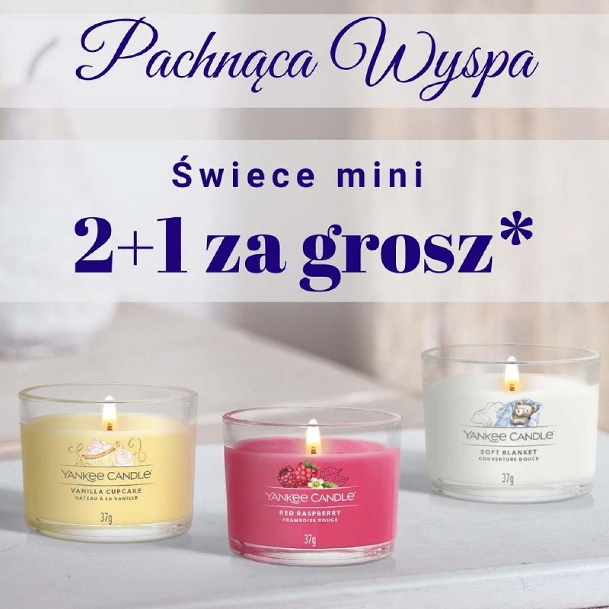 Świece Mini Yankee Candle 2+1*!