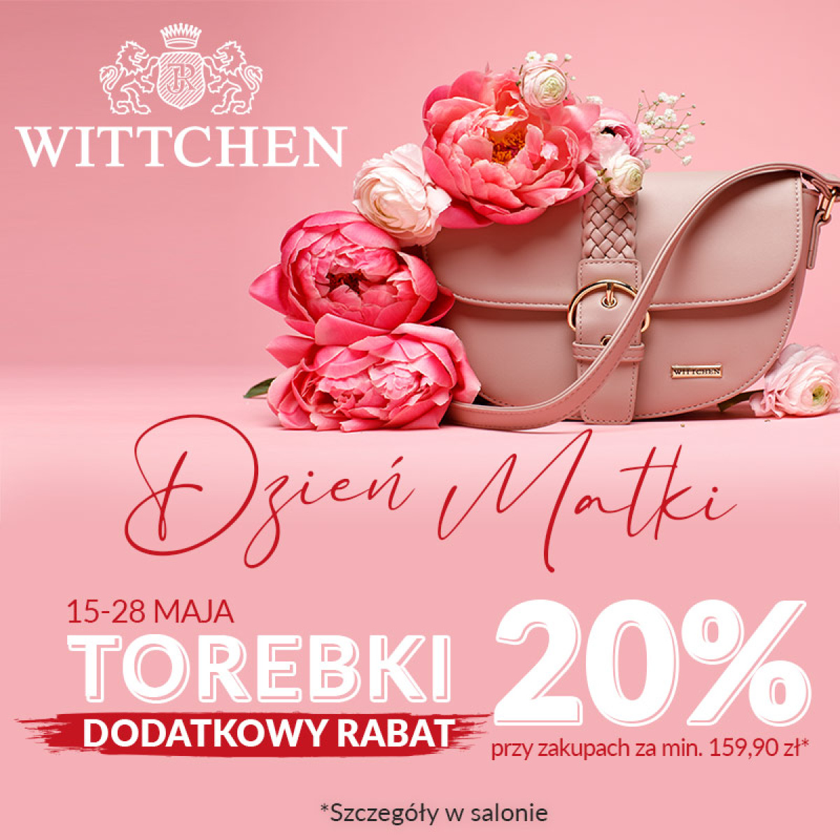 Torebki na Dzień Matki z rabatem -20% w WITTCHEN