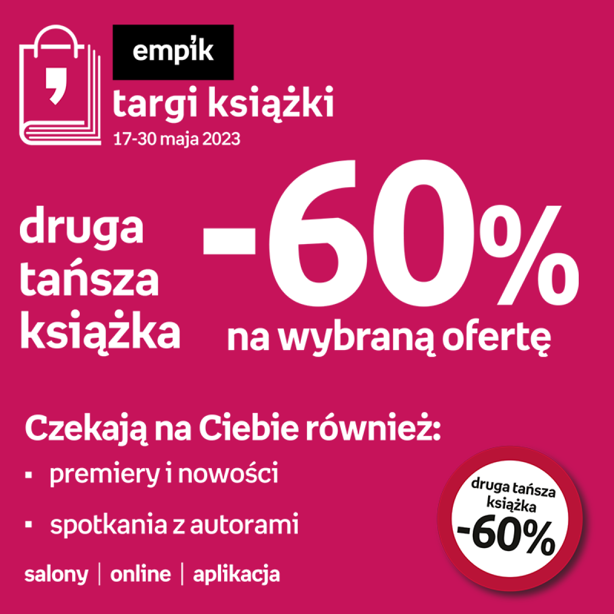 Targi Książki 17-30 maja 2023