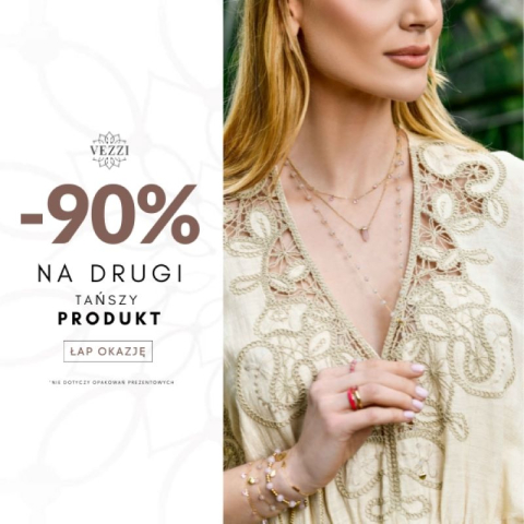 OFERTA SPECJALNA -90% NA DRUGI TAŃSZY PRODUKT  