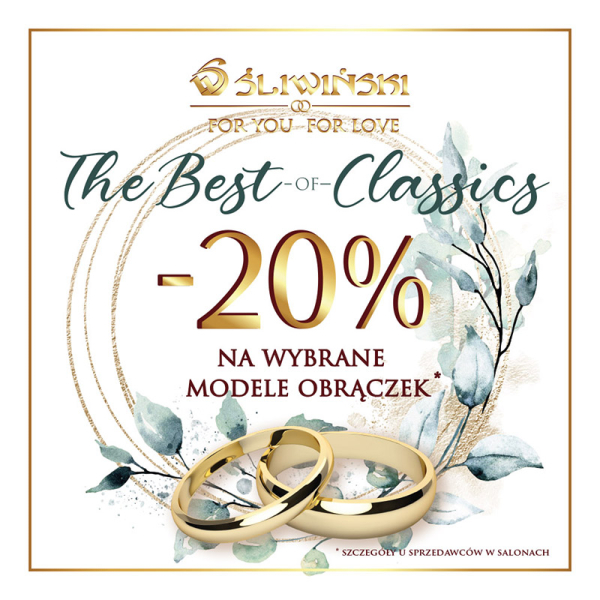 „The Best of Classics -20% na obrączki