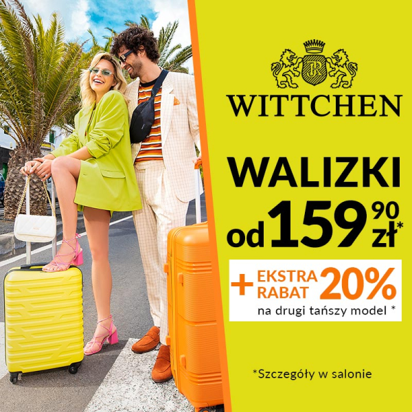 Zacznij podróż z walizkami WITTCHEN 