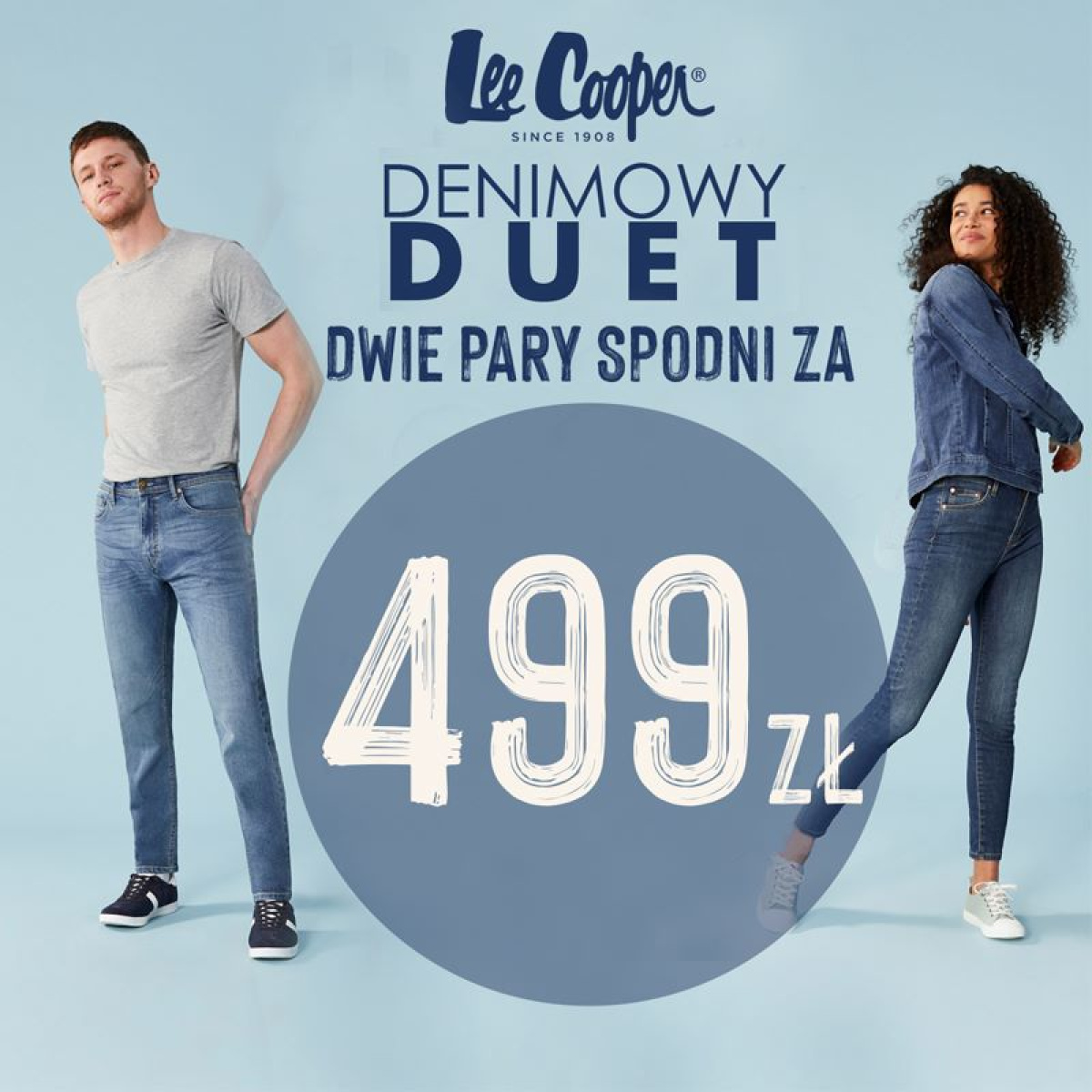 DENIMOWY DUET - DWIE PARY SPODNI ZA 499 zł