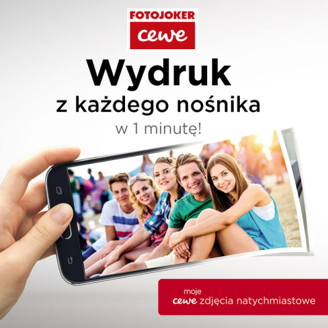 Zdjęcia natychmiastowe w salonie CEWE FOTOJOKER