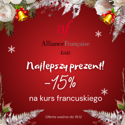 -15% na kurs francuskiego 