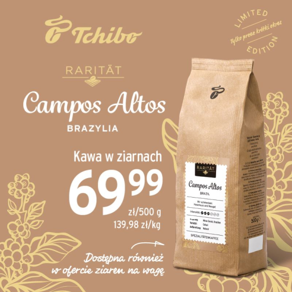 Campos Altos - nowa limitowana kawa Rarität prosto z Brazylii