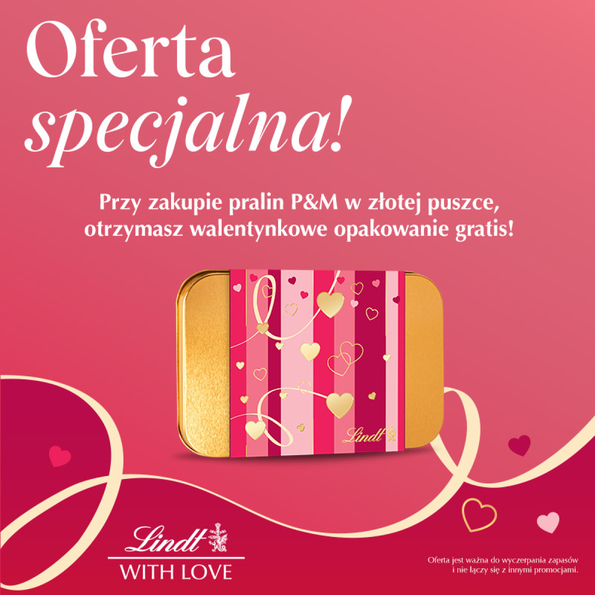 Opakowanie walentynkowe gratis!