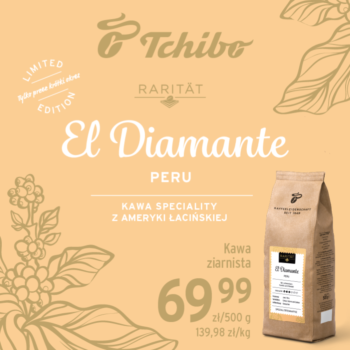 El Diamante - nowa limitowana kawa Rarität prosto z Peru
