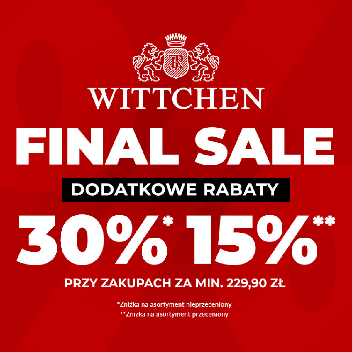 Final SALE w WITTCHEN!