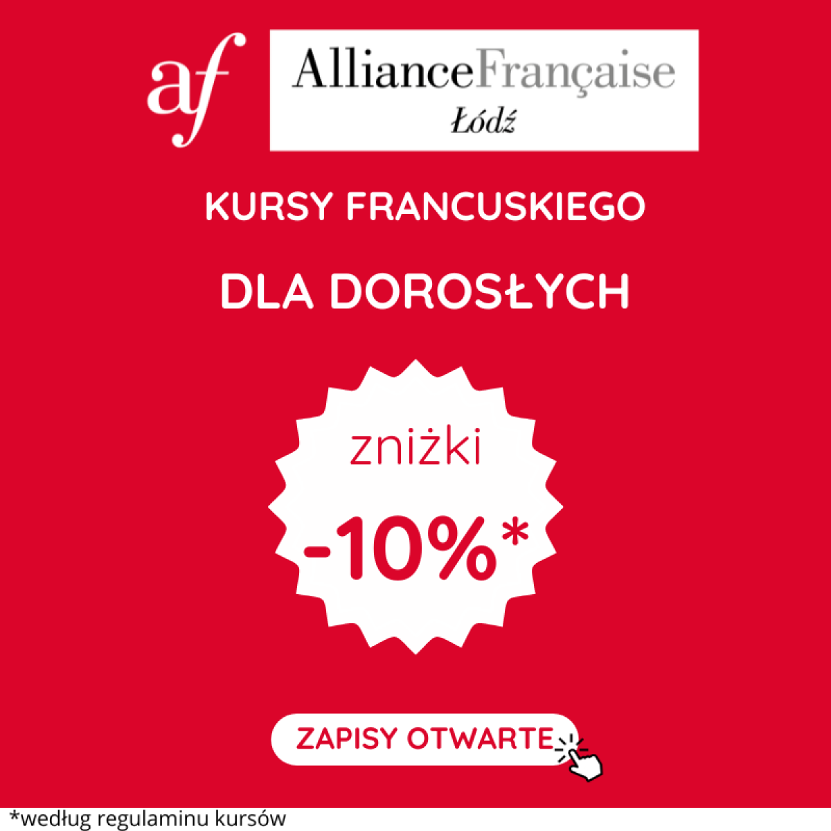 Zapisz się na kurs francuskiego!