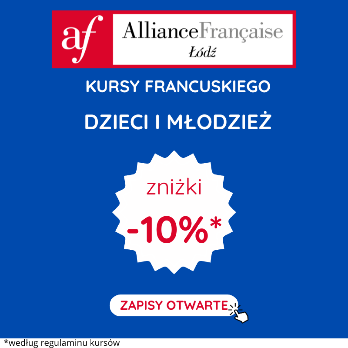 Zapisz dziecko na kurs francuskiego!