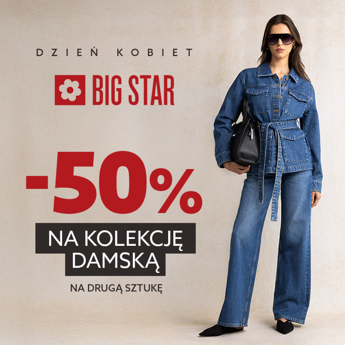 Świętuj Dzień Kobiet z 50% rabatem na drugą sztukę!
