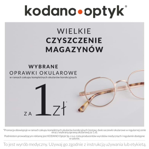 WIELKIE CZYSZCZENIE MAGAZYNÓW! WYBRANE OPRAWKI ZA 1 ZŁ!