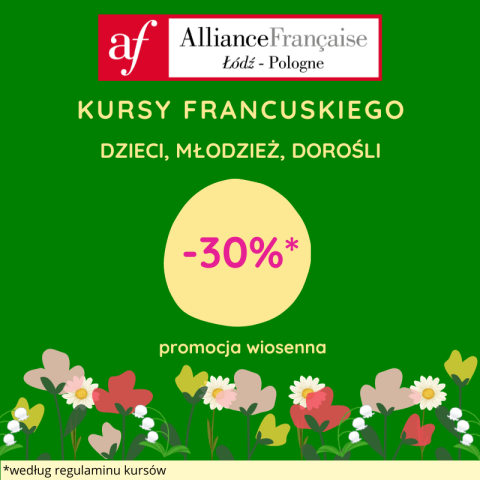 Wiosenna promocja w Alliance Française!
