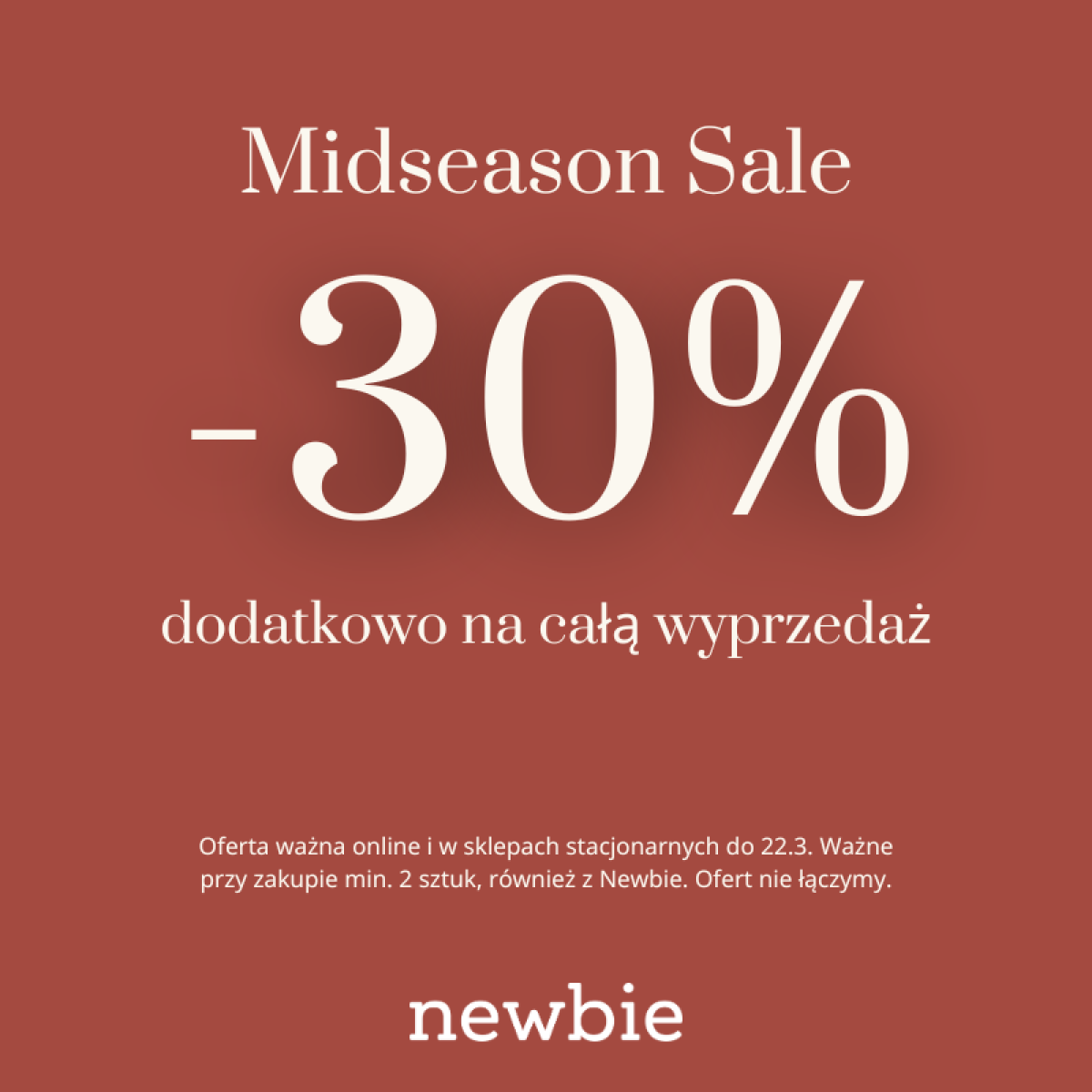 Dodatkowo na wyprzedaż -30%