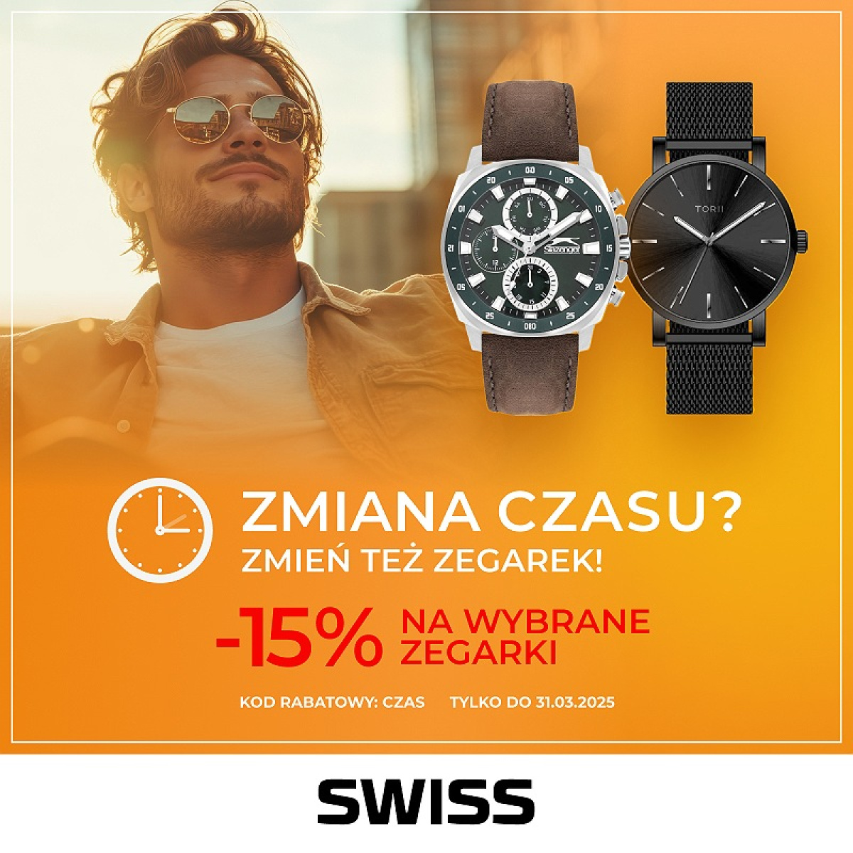 Zmiana czasu na letni 2025