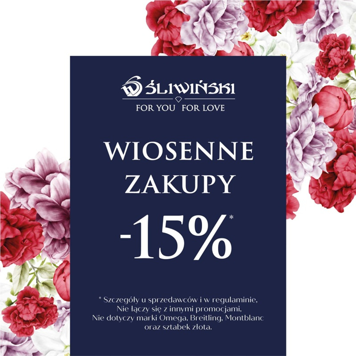 „WIOSENNE ZAKUPY -15%”