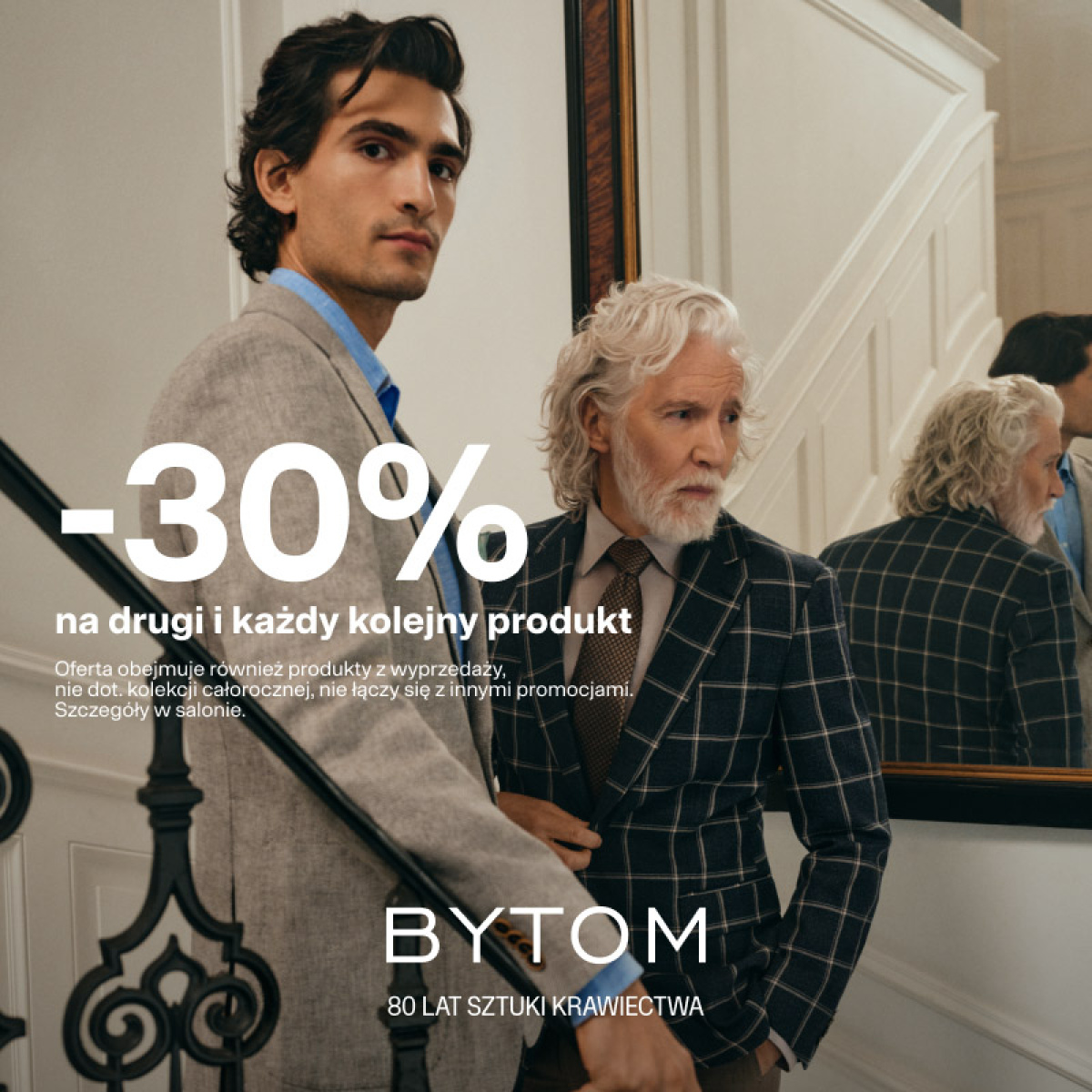 - 30% na drugi i każdy kolejny produkt