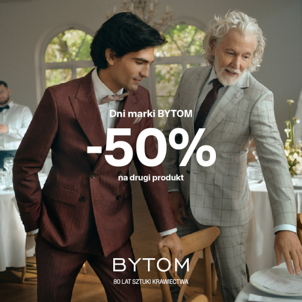 Dni marki BYTOM -50% na drugi produkt