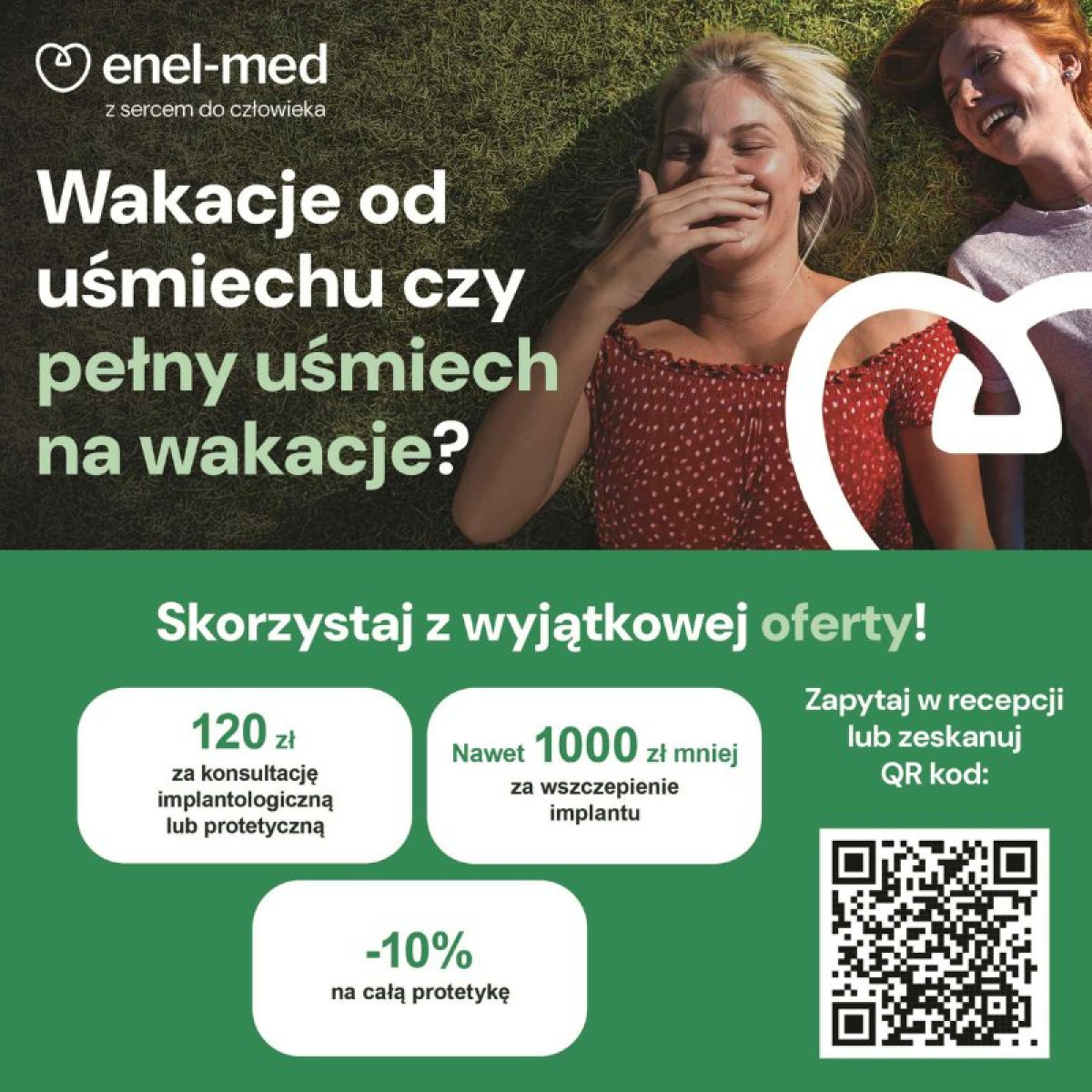 Letnia promocja w stomatologii Enel Med!