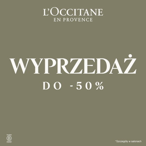 WYPRZEDAŻ W L'OCCITANE