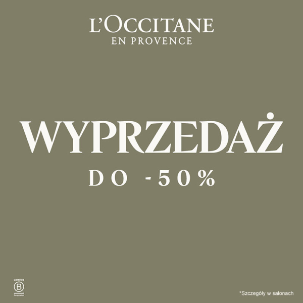 WYPRZEDAŻ W L'OCCITANE