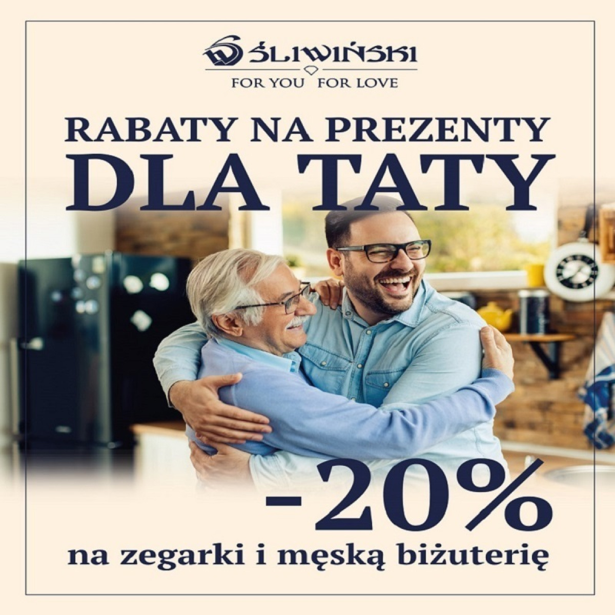 -20 % NA BIŻUTRIĘ I ZEGARKI MĘSKIE