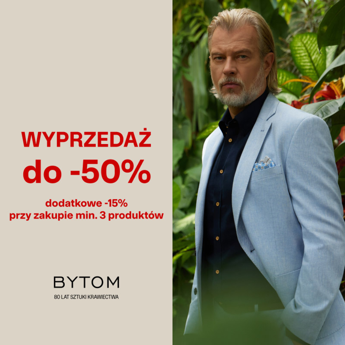 Wyprzedaż do -50%, dodatkowe -15% przy zakupie min. 3 produktów