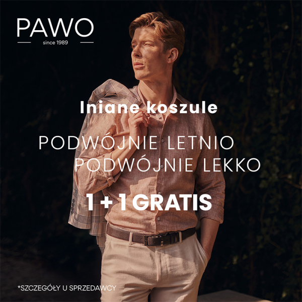 PROMOCJA 1+1 GRATIS NA KOSZULE LNIANE
