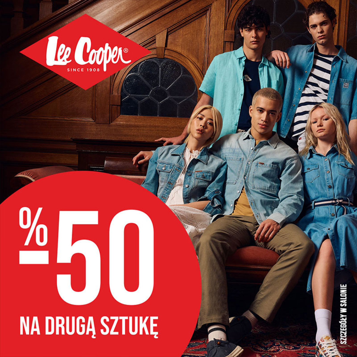 -50% na drugą sztukę