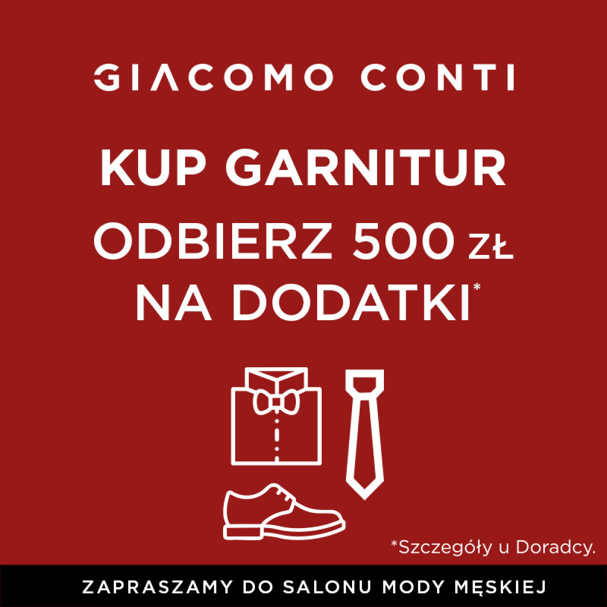 500 zł w DODATKACH w Giacomo Conti!