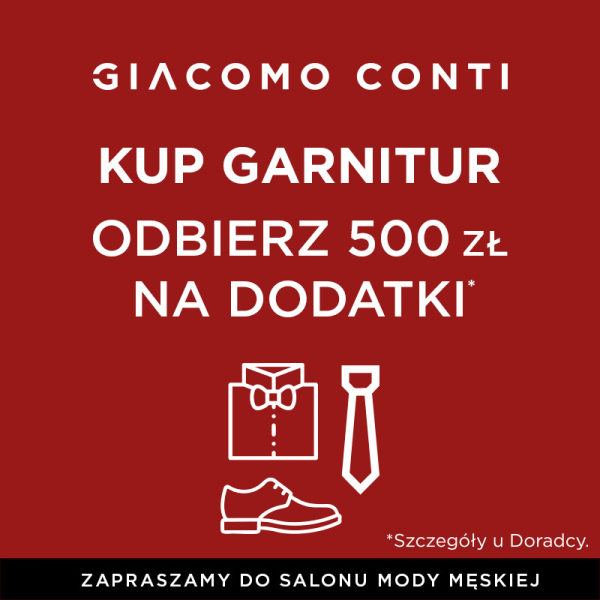 500 zł w DODATKACH w Giacomo Conti!