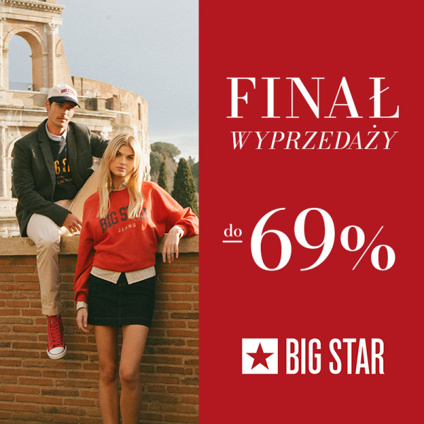 FINAL SALE SALE DO -69% W BIG STAR!