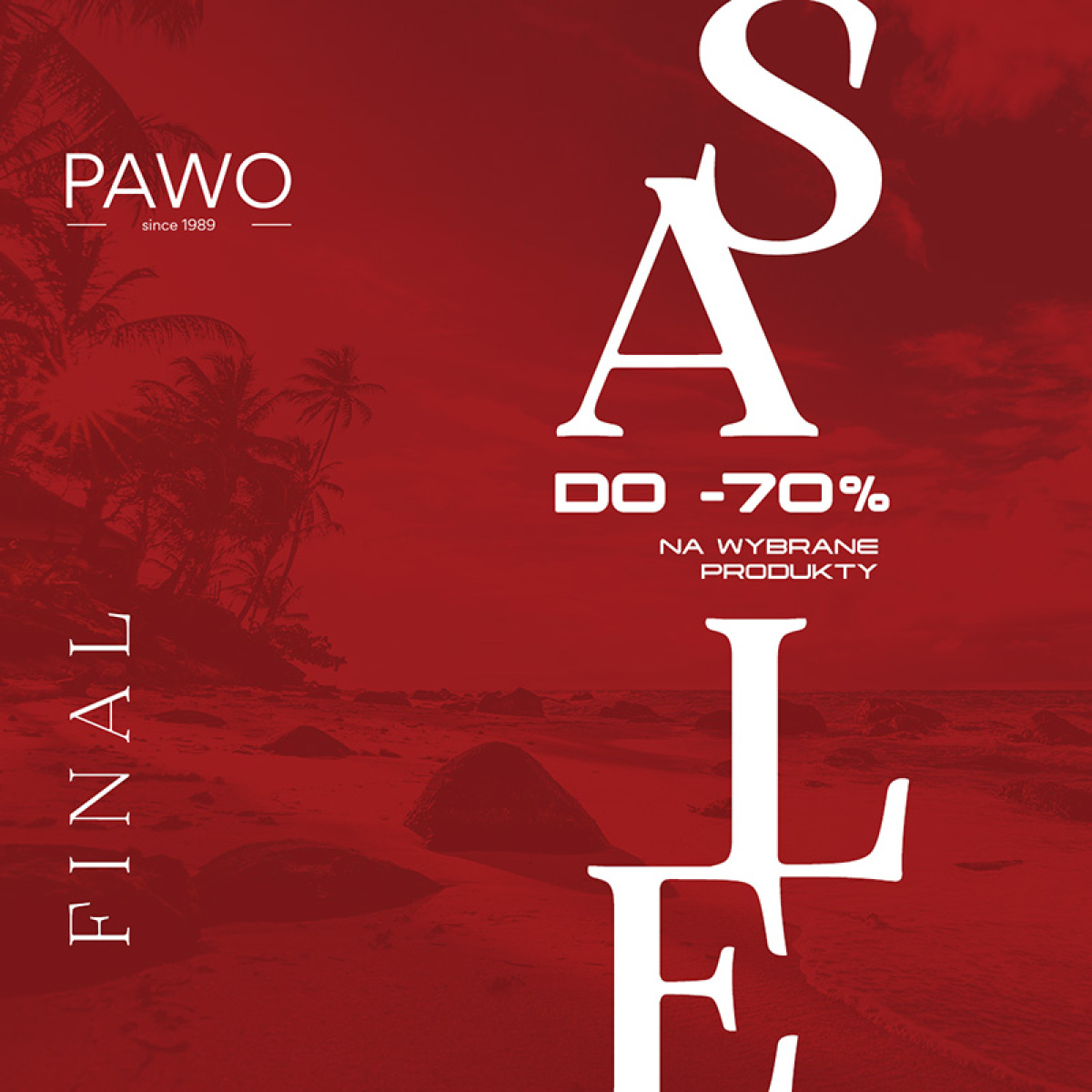 FINAL SALE do -70% – niskie ceny na koniec lata!