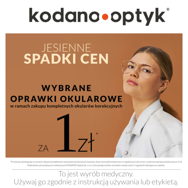 Wybrane oprawki okularowe za 1 zł!